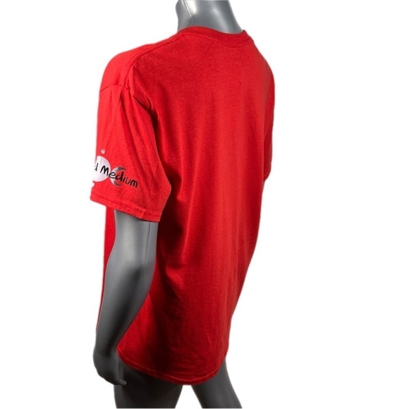 Red True Crime Short Sleeve T Shirt ‘The Husband Did It’ Graphic Print Top - Picture 6 of 10